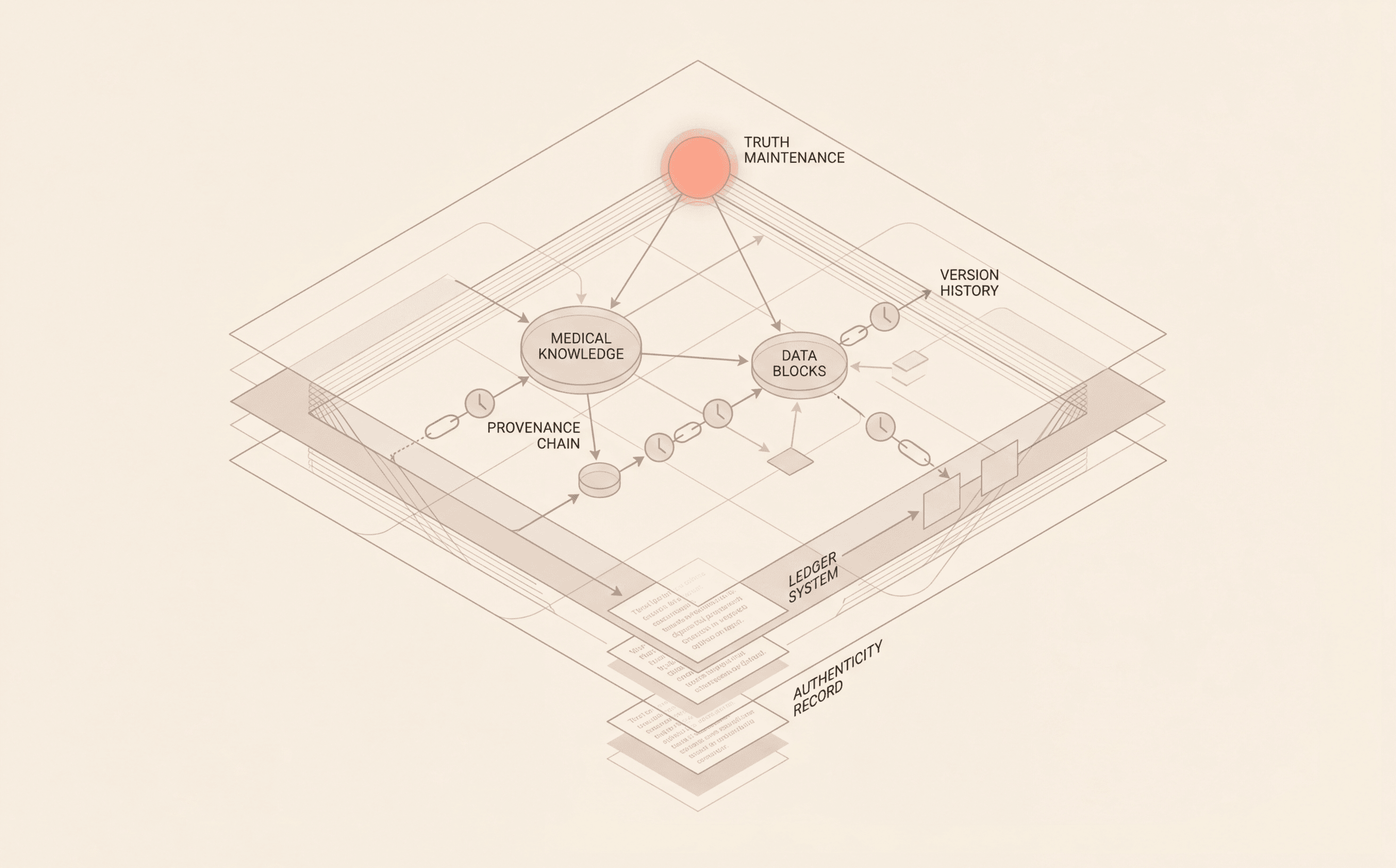 Building a Medical Memory Ledger: Provenance, Truth Maintenance, and Revocation